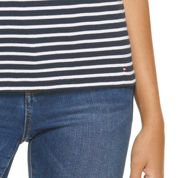 NEW Tommy Hilfiger Short Sleeve Boatneck Tee - Picture 6 of 7